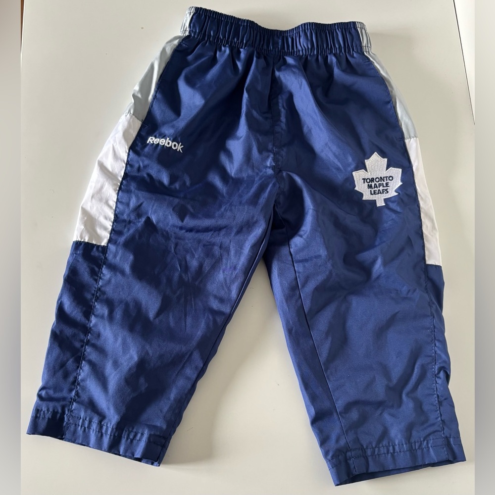 Y2K Reebok Toronto maple leaf pants